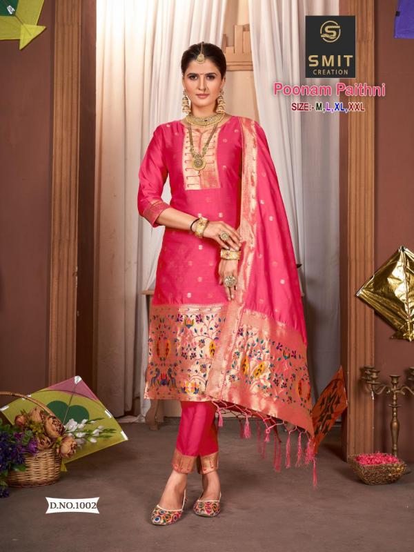 Smit Poonam Paithni Festive Wear Silk Designer Ready Made Collection